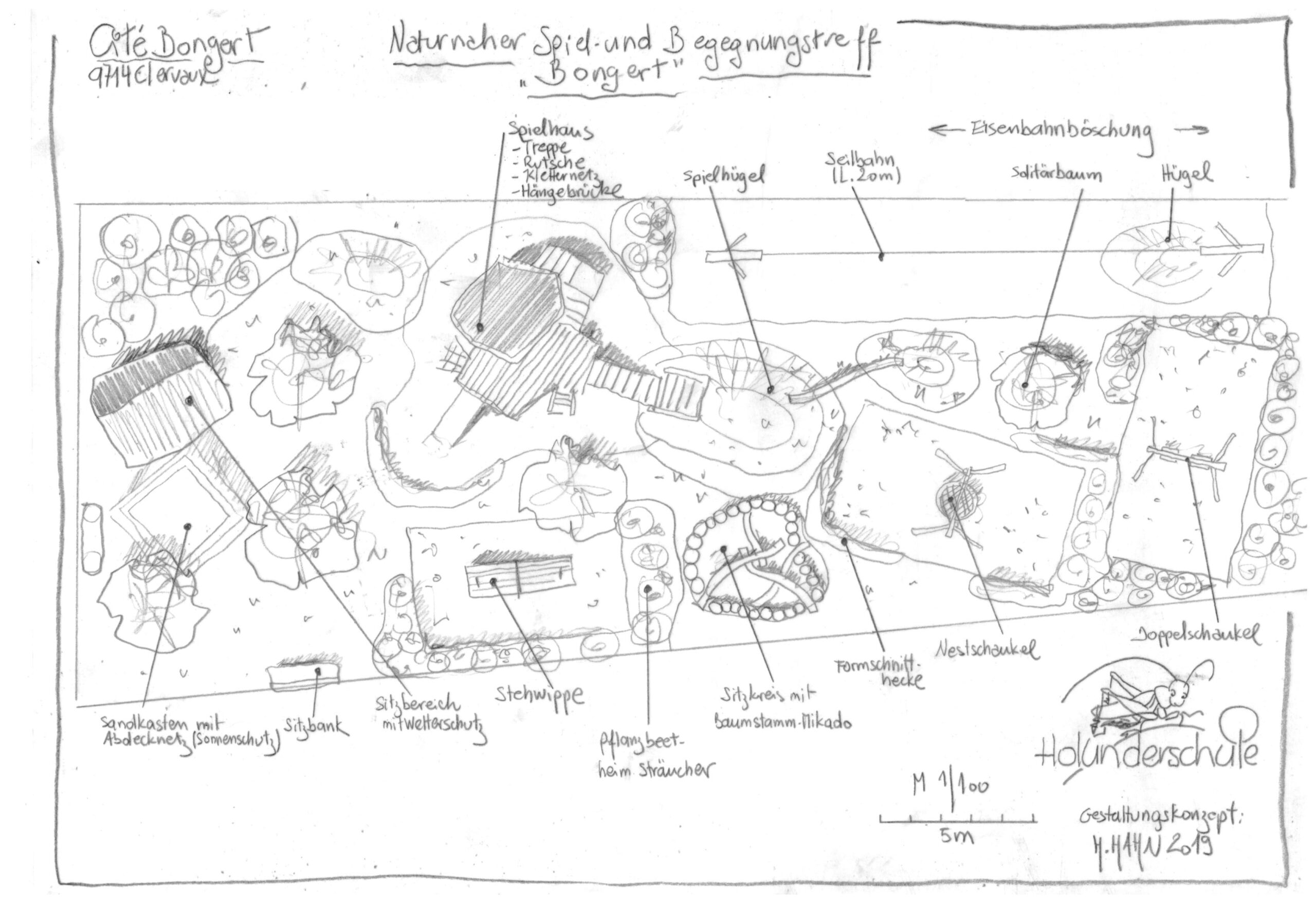 Spielplatzgestaltung Rue Bongert
