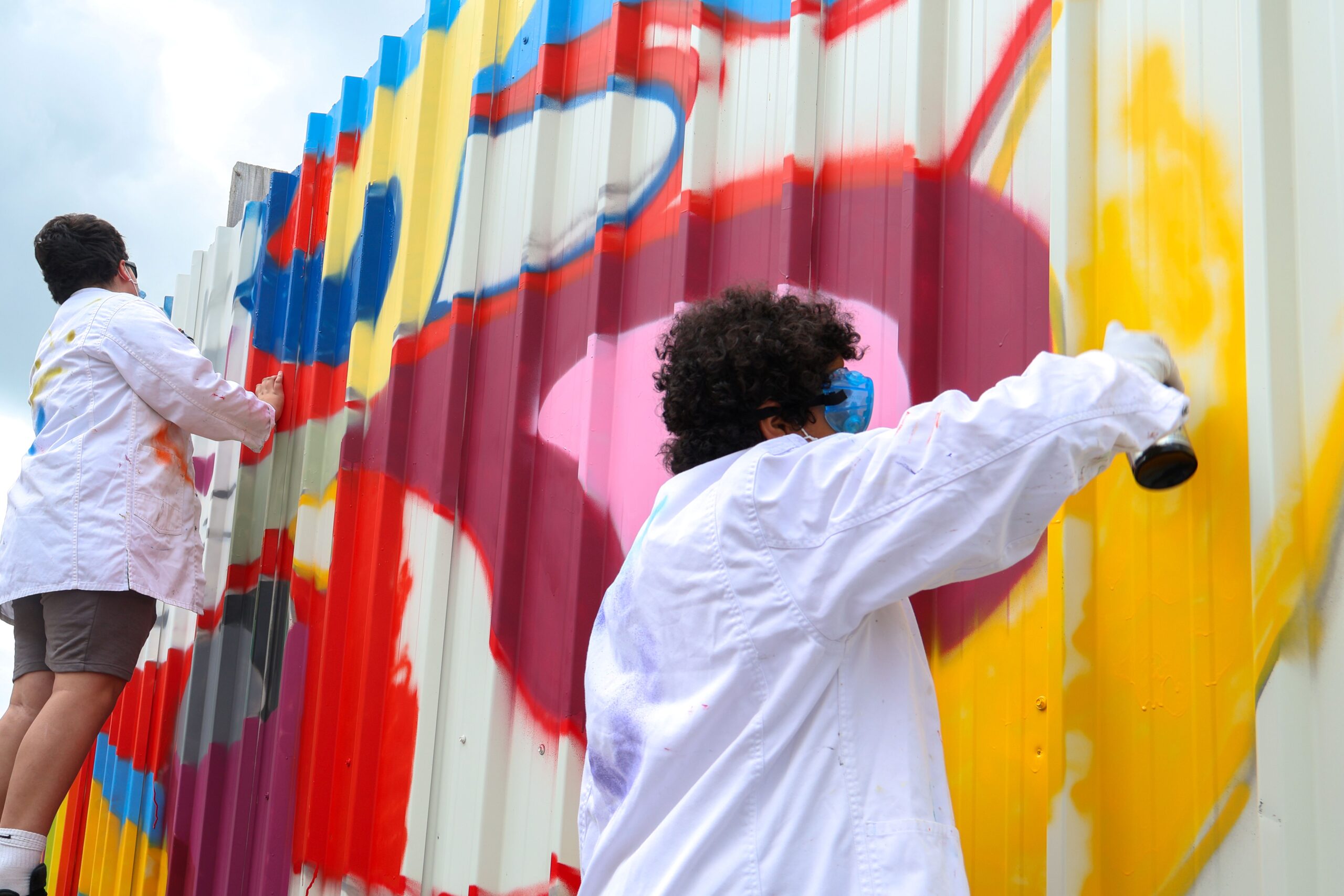Graffiti GEENZEFFITI auf dem Bildungscampus